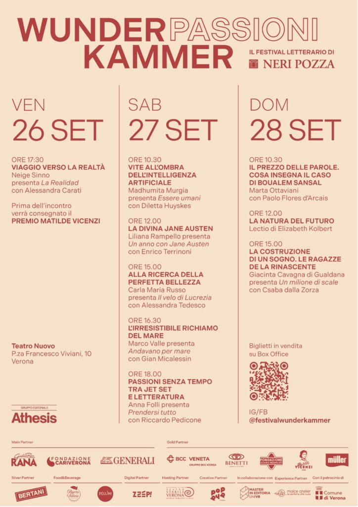 programma festival letterario Neri Pozza 2025